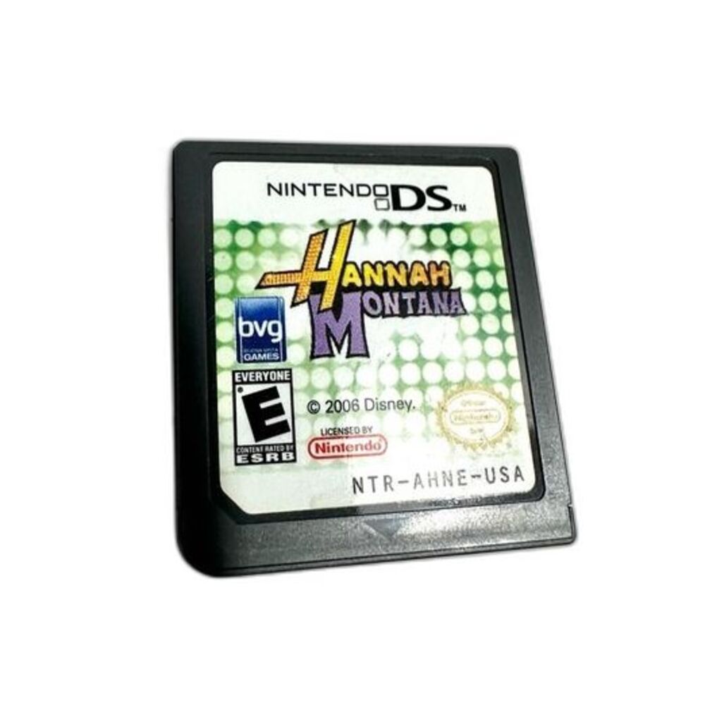 Nintendo DS Hannah Montana Game Miley Cyrus Kids Game Disney Channel